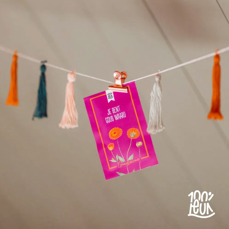 Bloemenzaadjes | Je bent goud waard | Goudsbloem-1