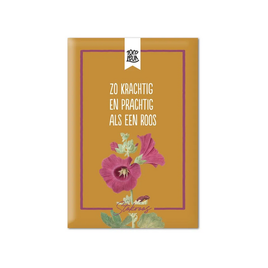 Bloemenzaadjes | Zo krachtig en prachtig | Stokroos