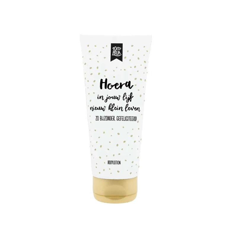 Bodylotion Hoera In jouw lijf nieuw leven
