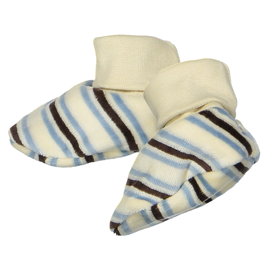 Booties Billie 0-3 velvet stripe