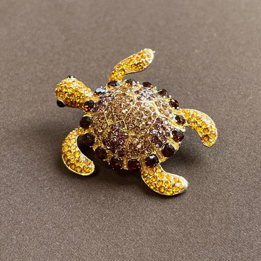 Broche Small Stone Turtle BR573-2