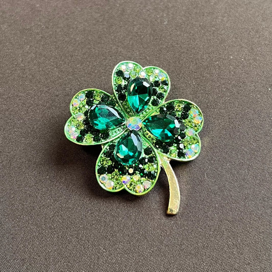 Broche Sparkly Clover BR564-1