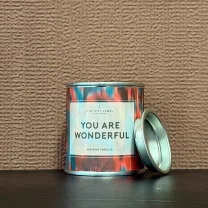 Candle Tin You are wonderful 90 gram