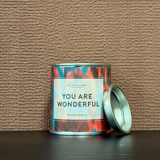Candle Tin You are wonderful 90 gram