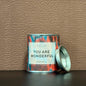 Candle Tin You are wonderful 90 gram
