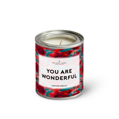Candle Tin You are wonderful 90 gram