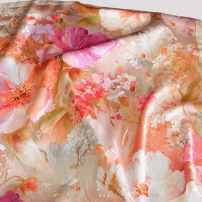 Carré Sjaaltje Blush Bloom