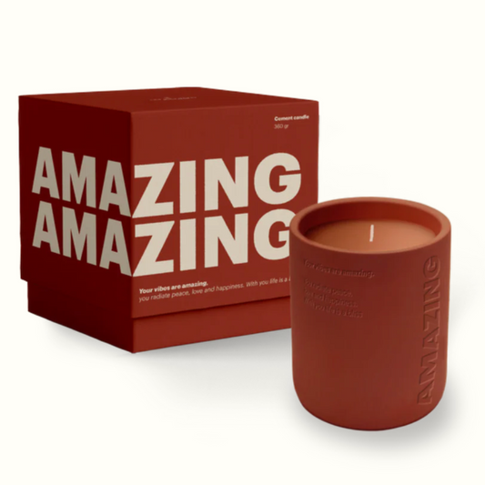 Cement candle 360gr | amazing