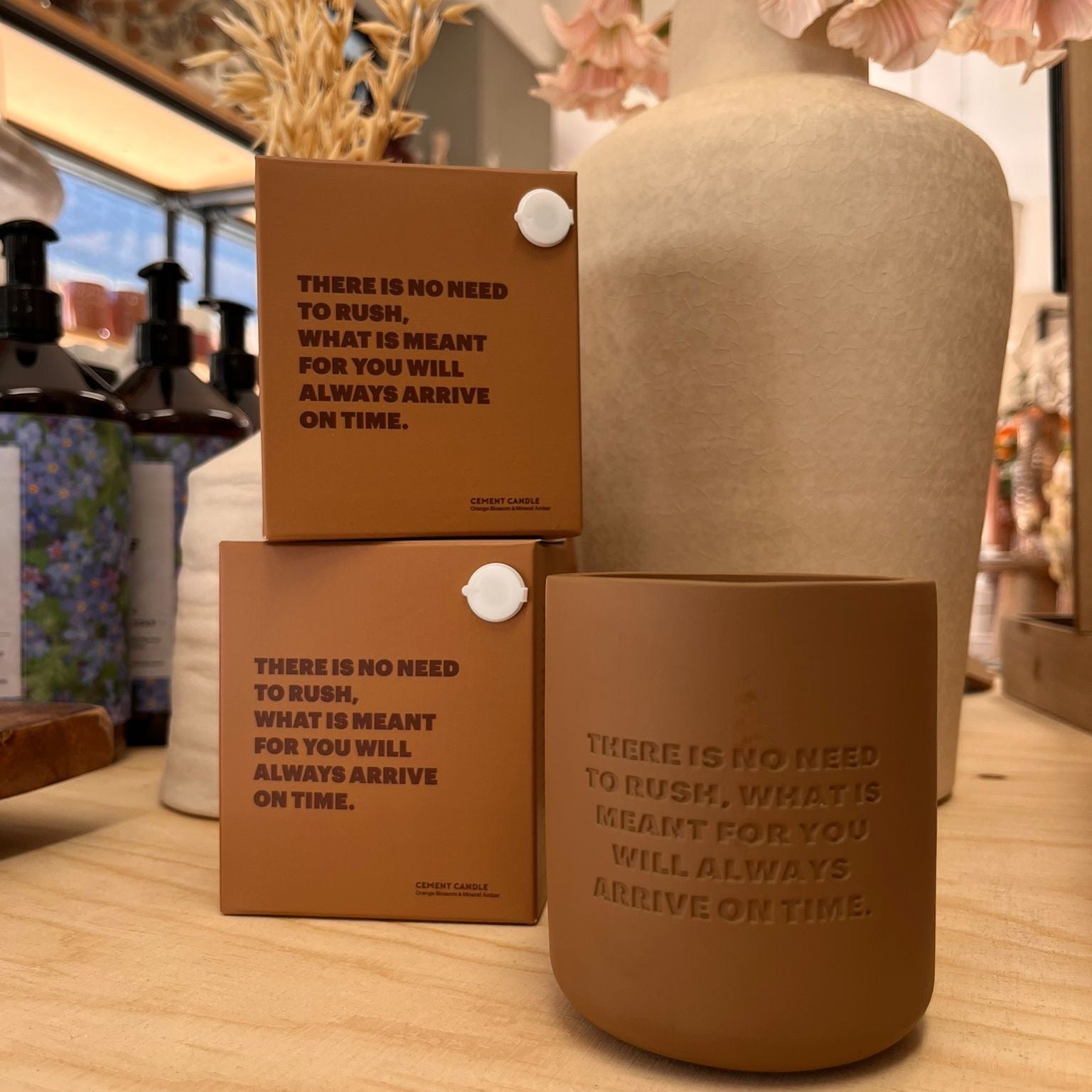 Cemented Candle | There is no need to rush