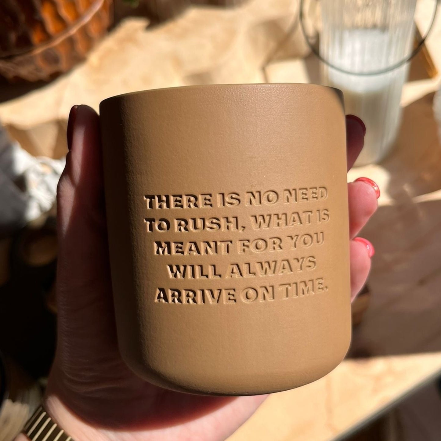 Cemented Candle | There is no need to rush1