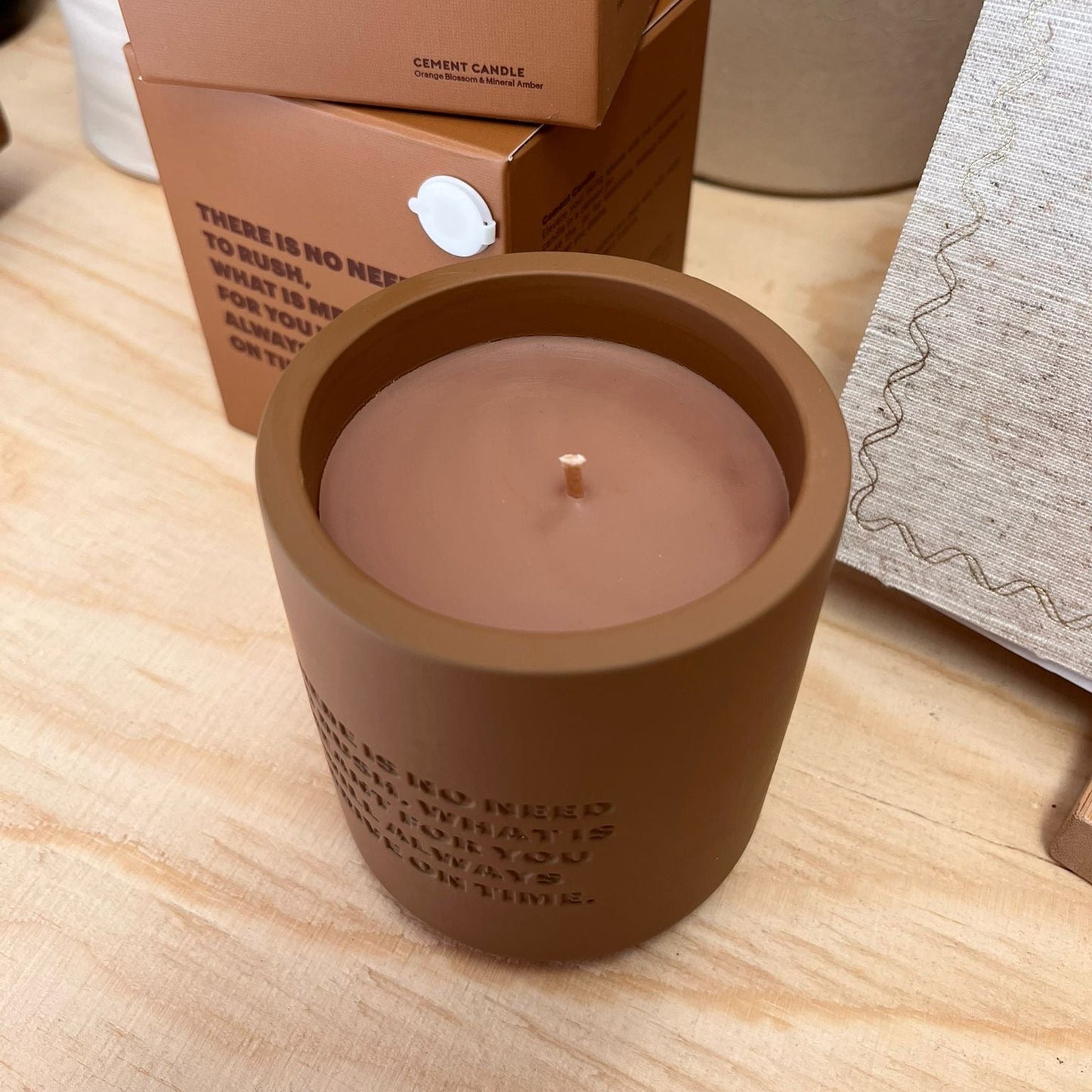 Cemented Candle | There is no need to rush2