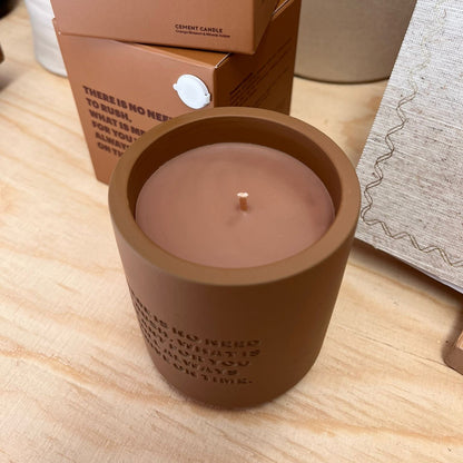 Cemented Candle | There is no need to rush2