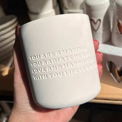 Cemented Candle | You are amazing1