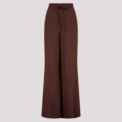 Crincle broek bruin