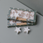 Deco Kaars Stars Wit Set van 8 