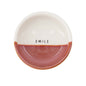 Dipschaaltje Smile Wit Burgundy
