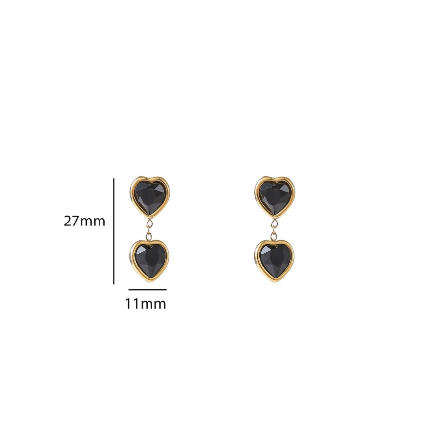 Double Heart Stone E56386-2