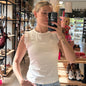 Femke Embroidery Top Wit 