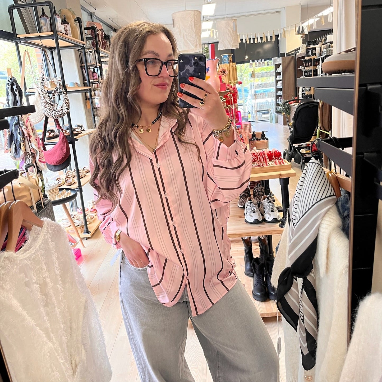 Fien Oversized blouse