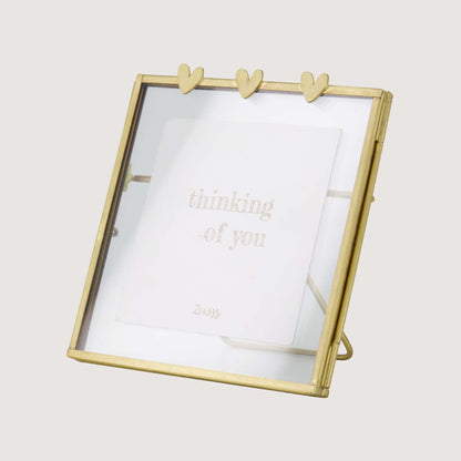 Fotolijstje Hartjes Goud