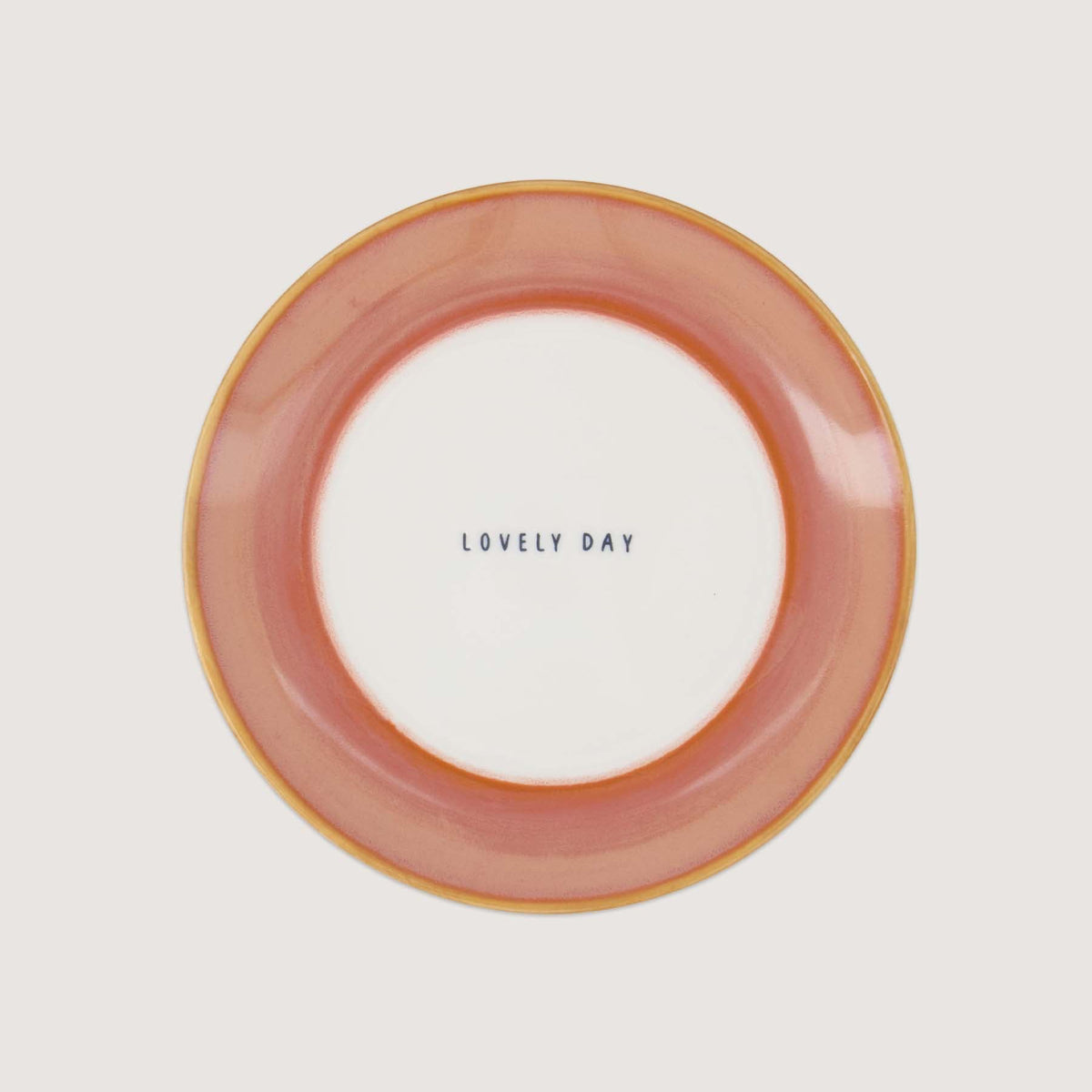 Gebaksbordje Lovely Day Terracotta Roze