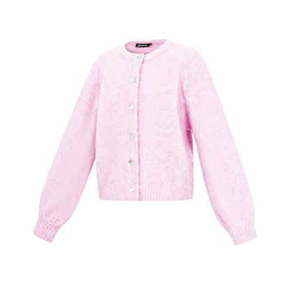 Gebreid vest Licht Roze