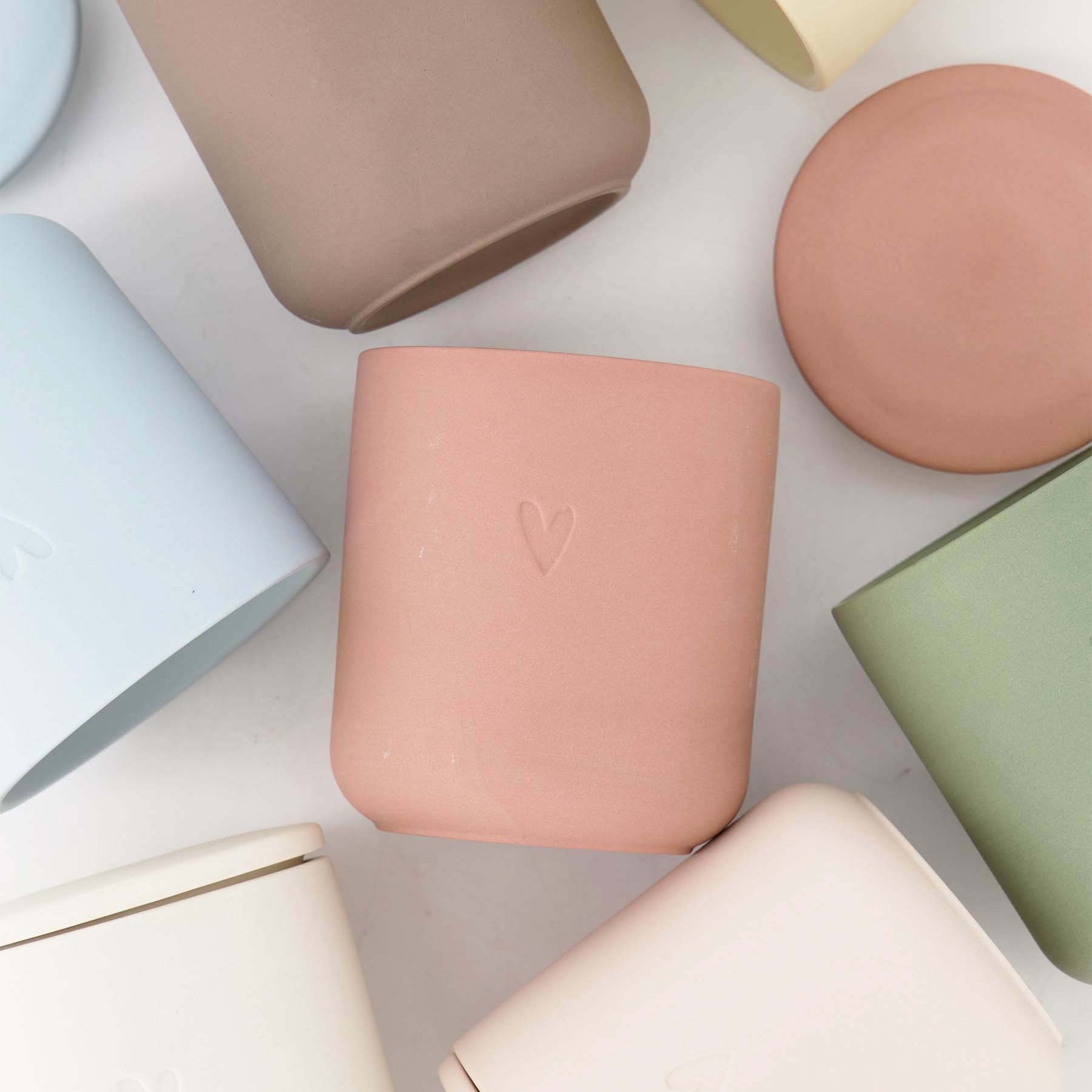 Geurkaars keramiek Hartje | Kleur