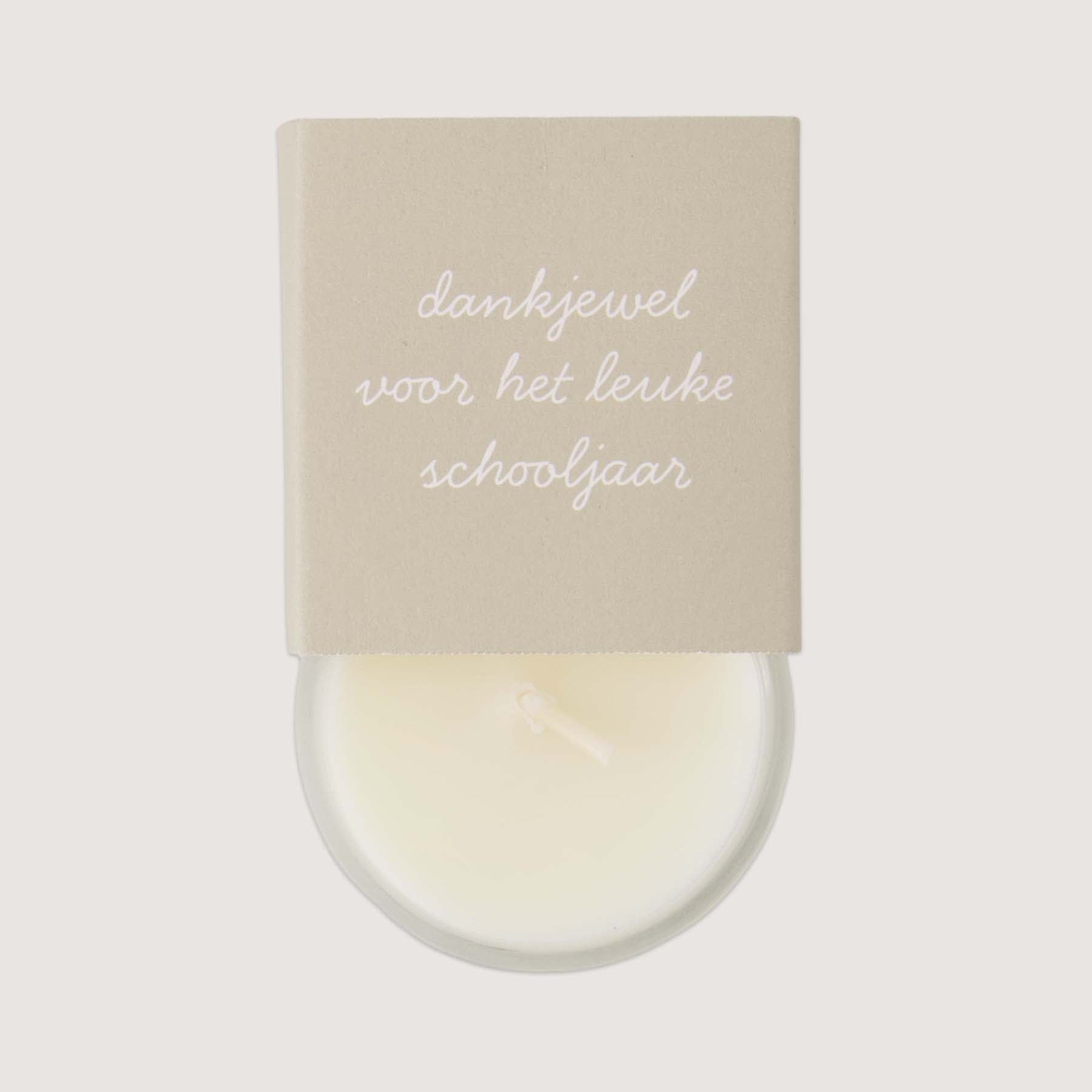 Geurkaarsje Schooljaar