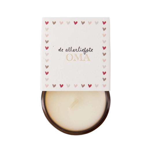 Geurkaarsje in wikkel | Allerliefste oma