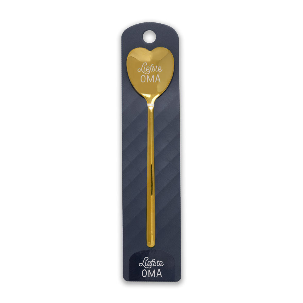 Gouden Hart Lepel Oma