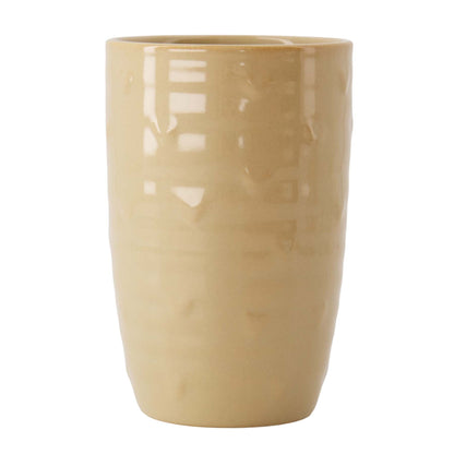 Grote Mok Beige Hartjes 500 ml