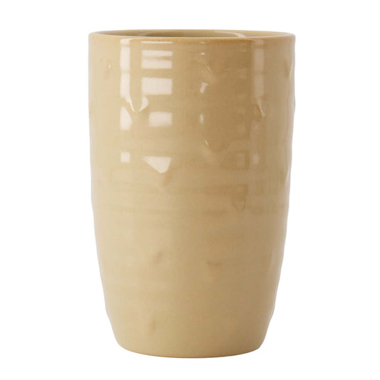 Grote Mok Beige Hartjes 500 ml