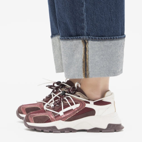 DWRS Sneaker | Isola | Bordeaux-Off White