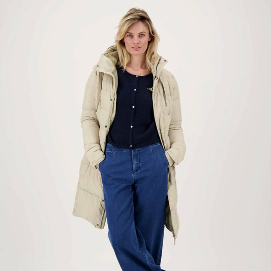 Lange Bubblecoat Met Teddy Details