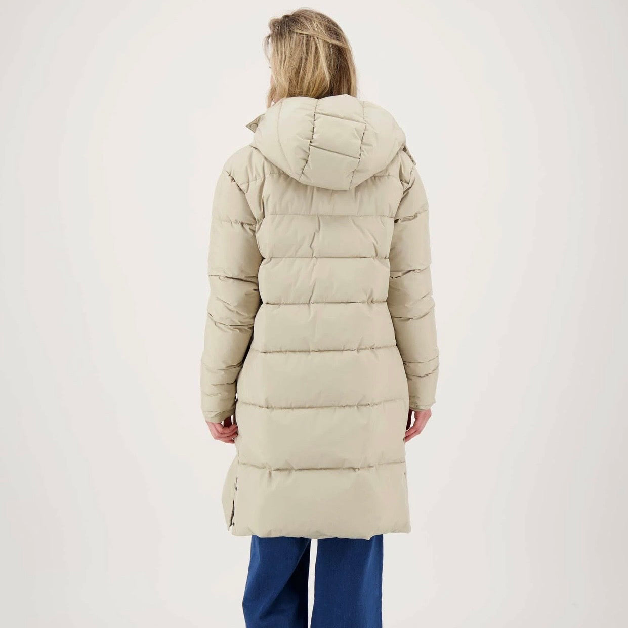 Lange Bubblecoat Met Teddy Details