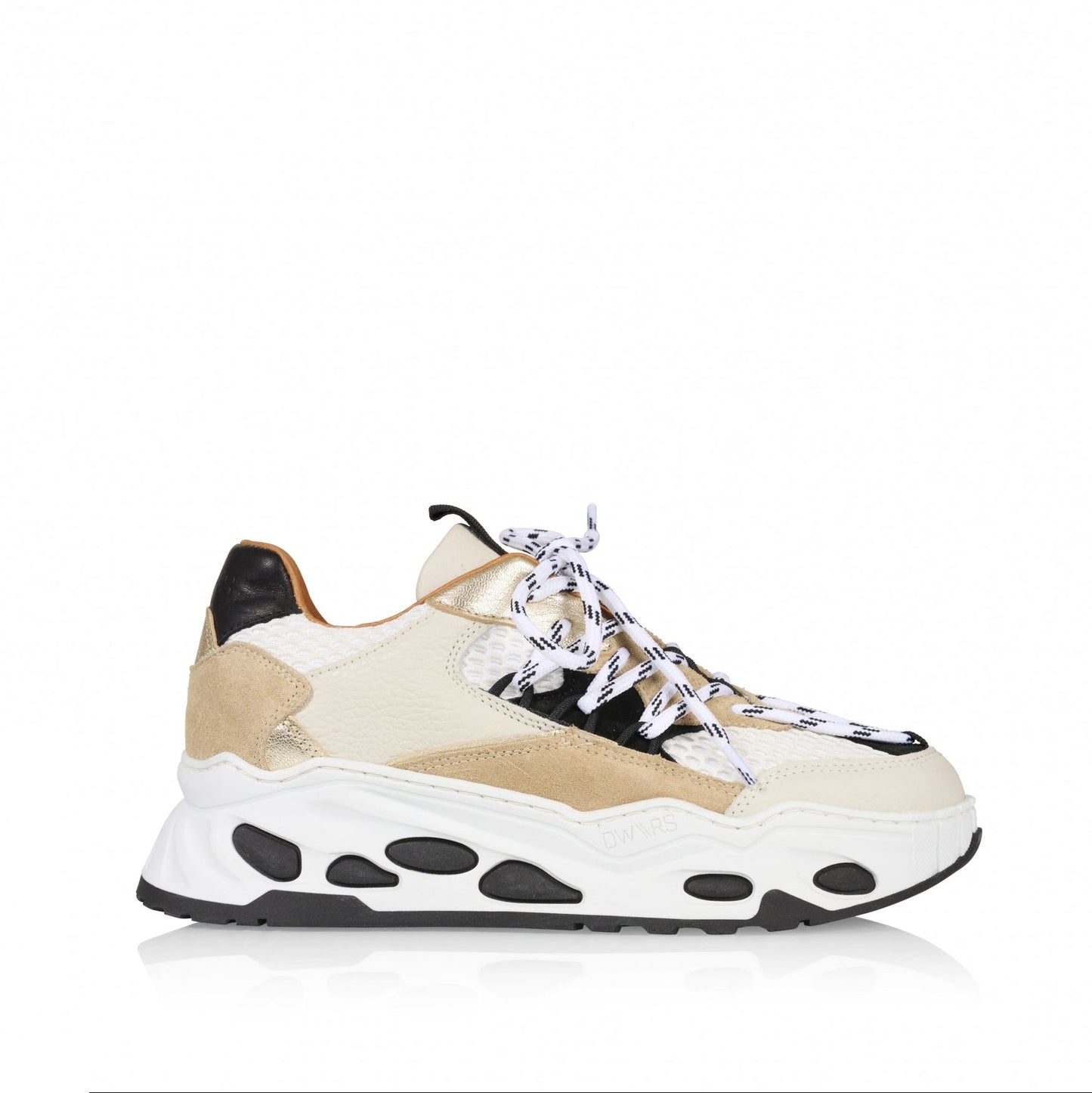 DWRS | Sneaker | Titan mesh | Black-Champagne