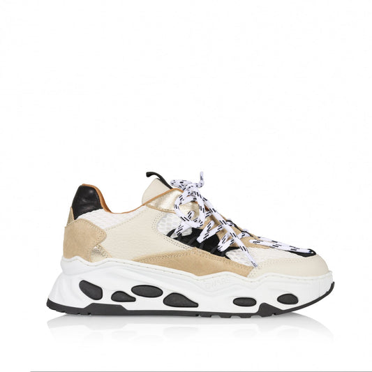 DWRS | Sneaker | Titan mesh | Black-Champagne