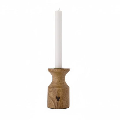 Kandelaar Hout | Hartje