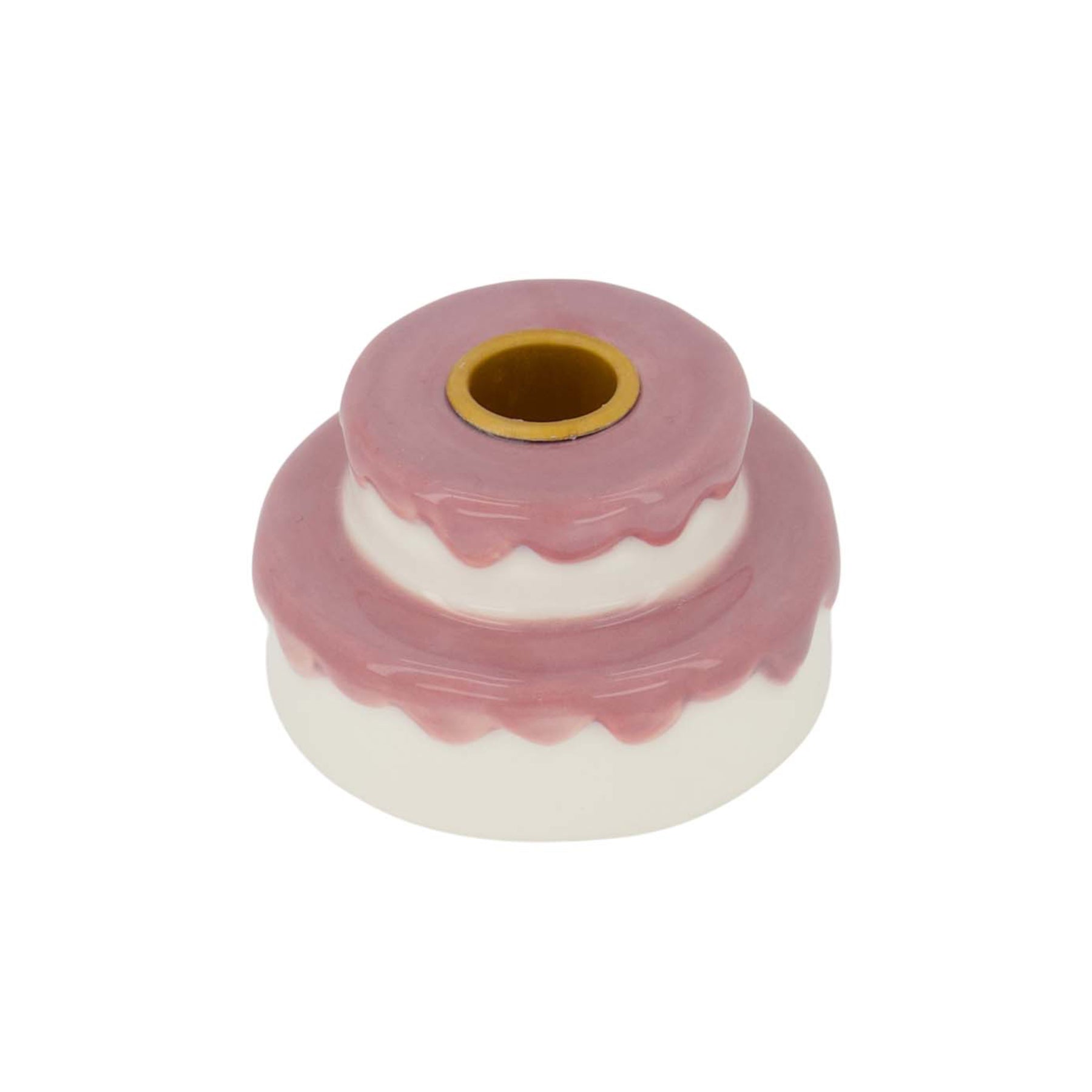 Kandelaar Taart | Wit-Roze1
