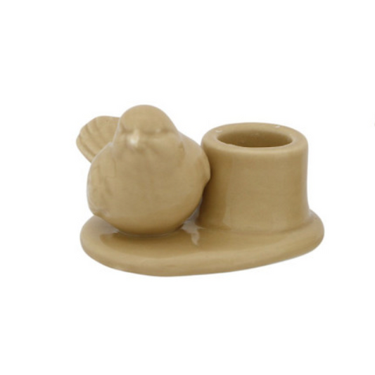 Kandelaar birdy beige