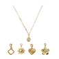 Ketting 5 pendants NSET551