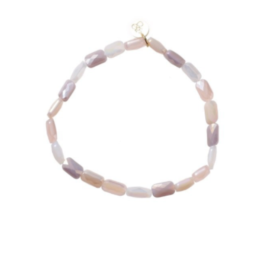 Kids Armband Small Size Box Bead Lilac TB5001-06 
