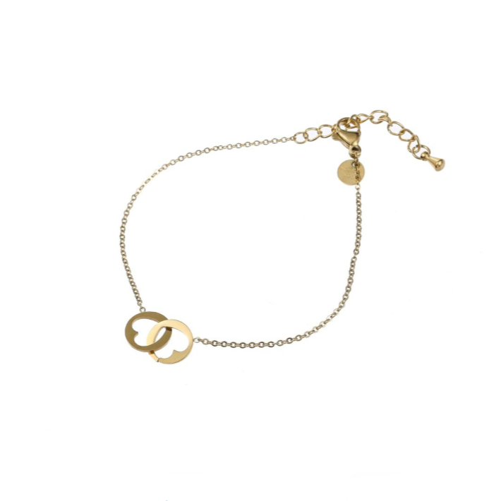 Kids Bracelet | Locked Hearts | 14K