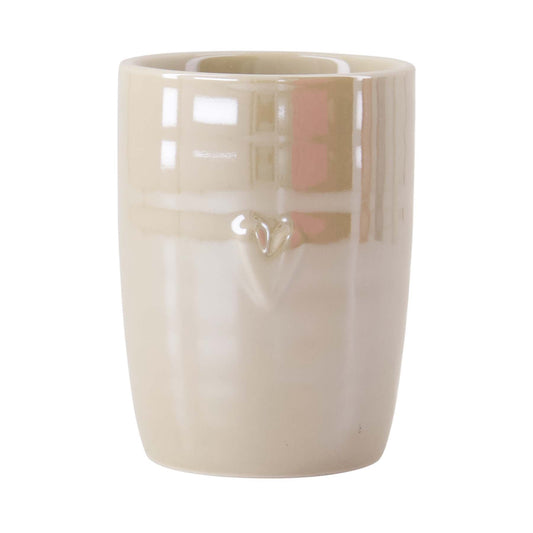 Koffiemok Parelmoer Hartje | Beige