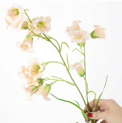 Kunstbloem Campanula 77cm Roze