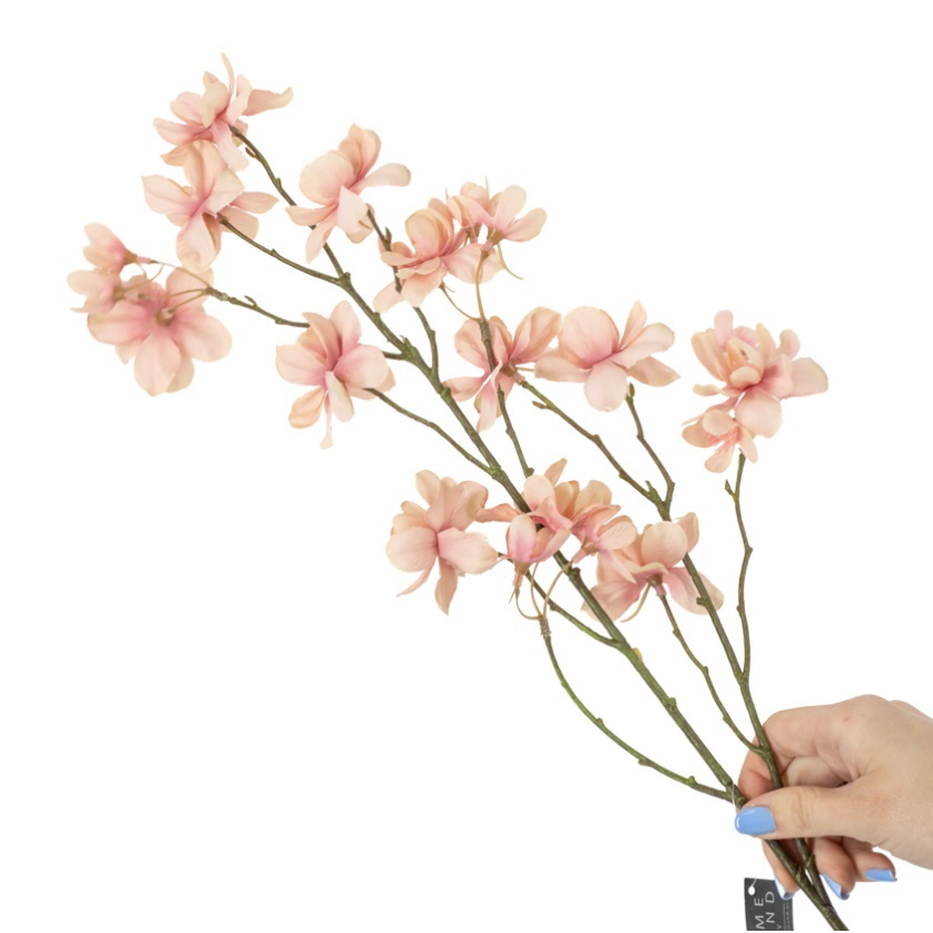 Kunstbloem kersenbloesem 82cm roze
