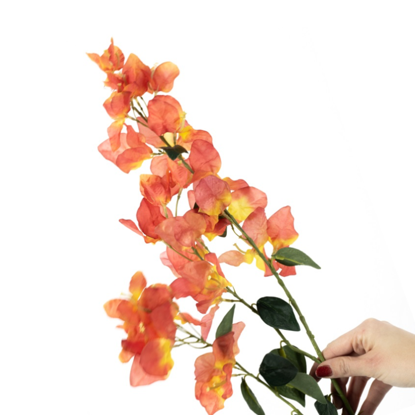 Kunsttak Bougainville 105cm Oranje