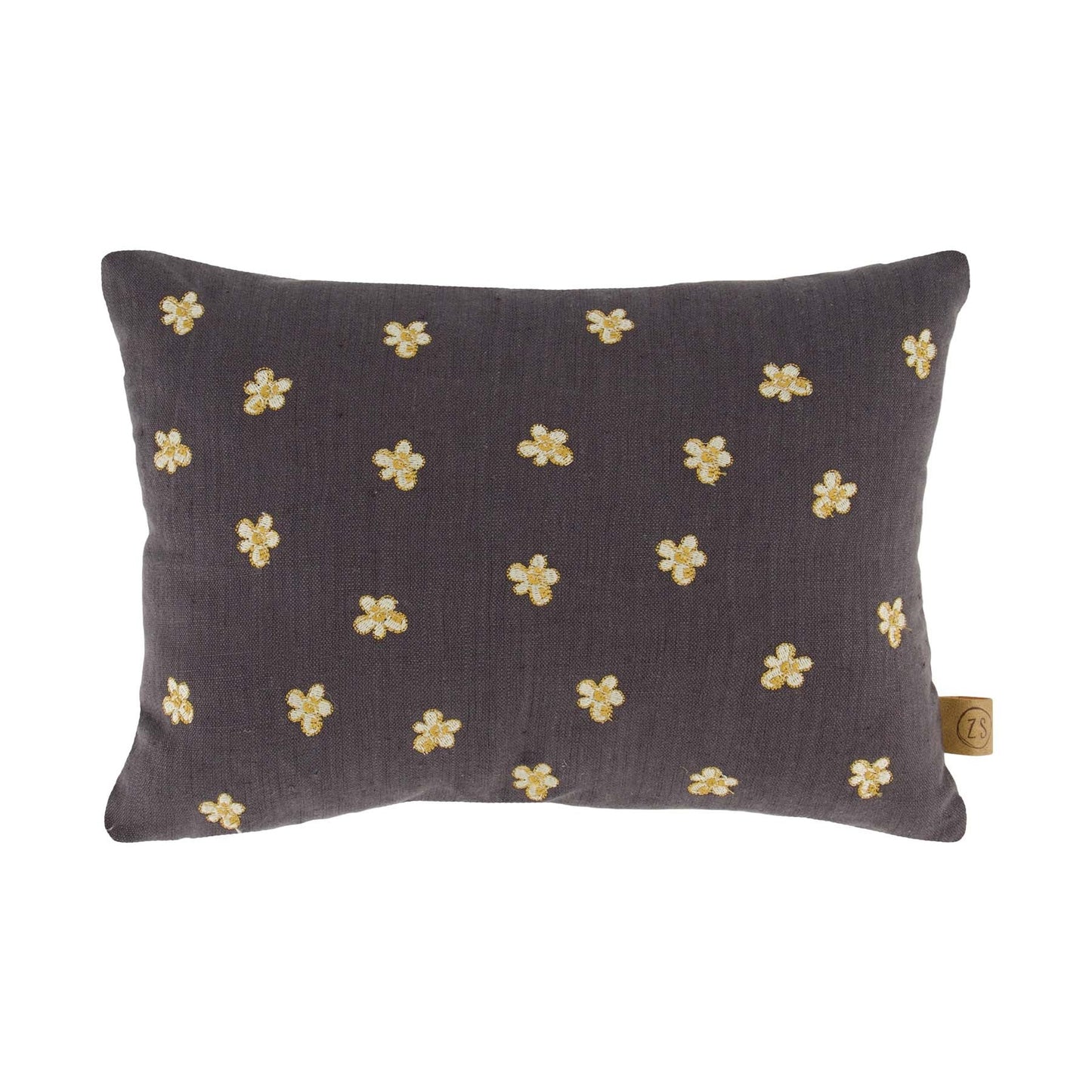 Kussen Bloemenpatroon love 35x25 cm