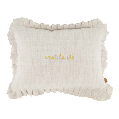 Kussen Cest La Vie 35x25cm 