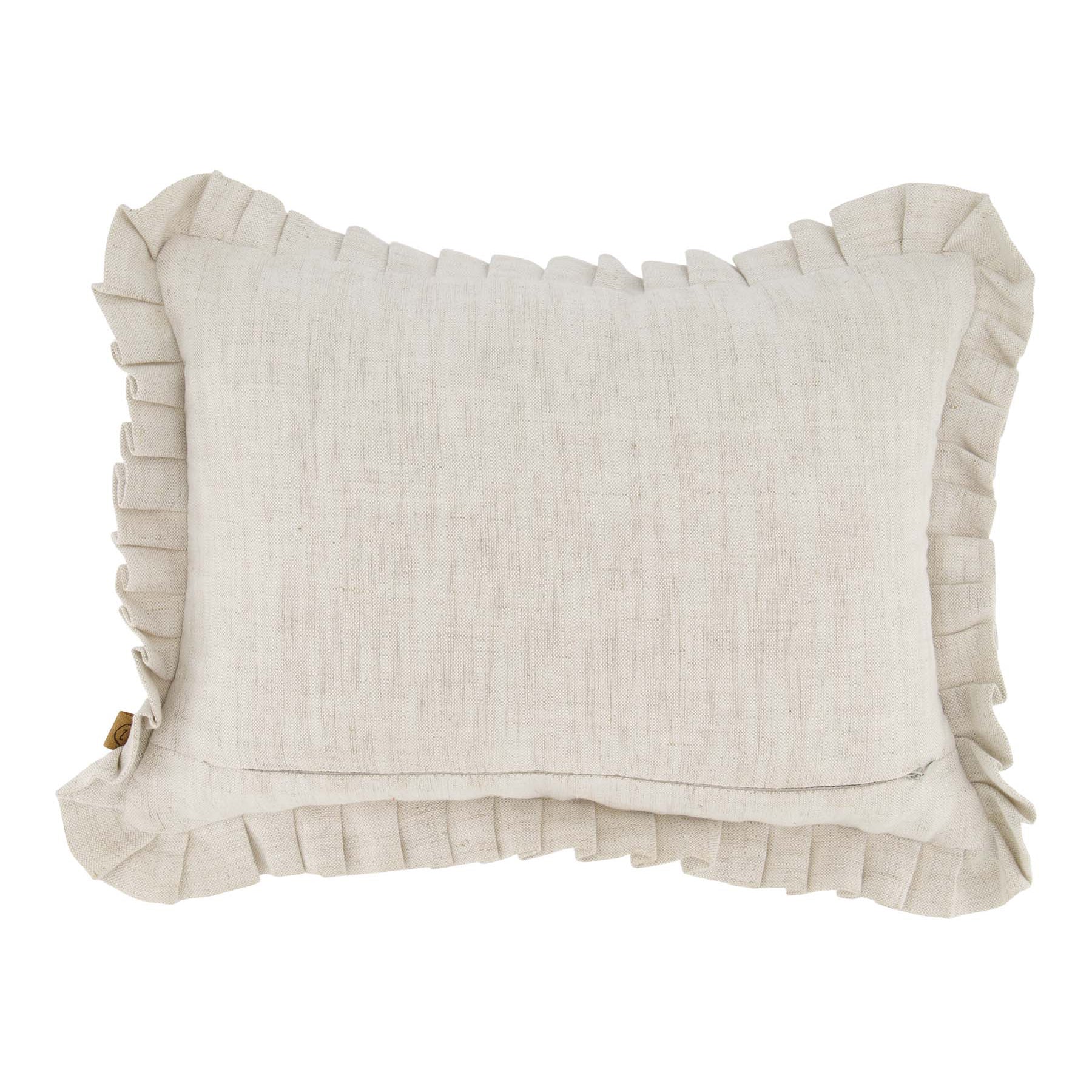 Kussen Cest La Vie 35x25cm  achterkant